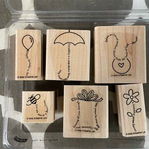 Stampin’ Up! Retired set ‘The Fine Print’